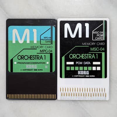 Korg M1 Orchestra 1 MPC-04 ROM Memory Cards image 1