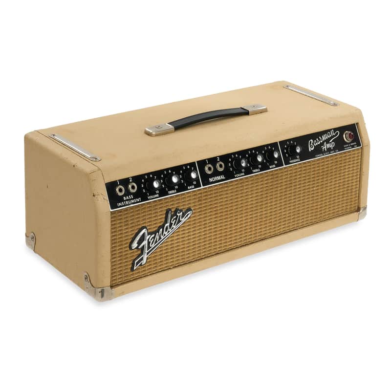 Fender Bassman top 50 Watt blonde-blackface (Pre-owned) image 1