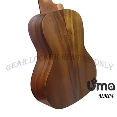 Uma Taiwan UK-04 sc all Acacia Koa concert Ukulele image 4