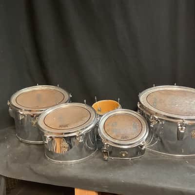 Ludwig Vintage Ludwig Quint Marching Tenors - Silver image 2