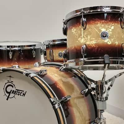 Gretsch 22/13/16/6.5x14" Brooklyn Drum Set - Exclusive Espresso Burst image 1