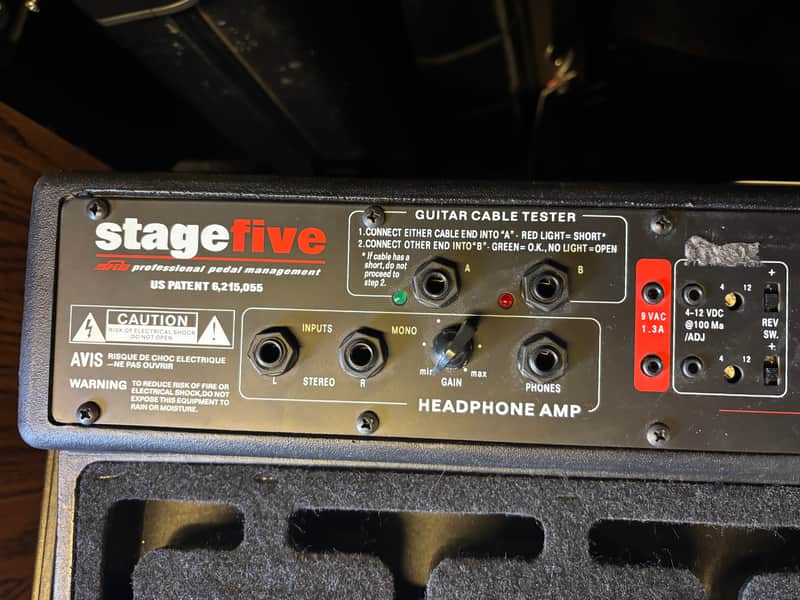 SKB Stage Five Pedal Board Mid 2000s - Black image 1