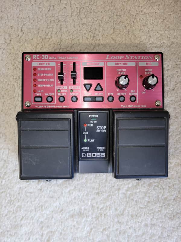 Boss RC-30 Loop Station 2011 - Present - Red image 1