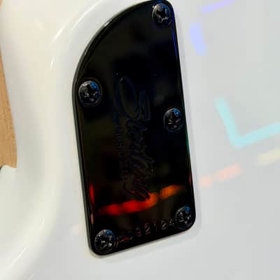 🌟B-Stock🌟 Sterling by Music Man SUB Axis~White W/Black Binding Electric Guitar image 12