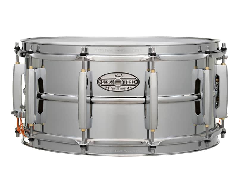 Pearl Sensitone Heritage Alloy 14"x6.5" Steel Snare Drum image 1