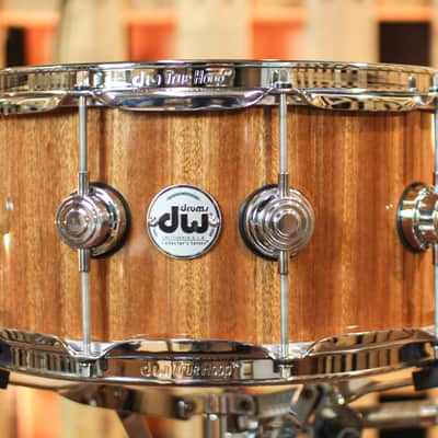 DW 6.5x14 Collector's Cherry/Mahogany Natural Lacquer Snare Drum - SO#1352261 image 1