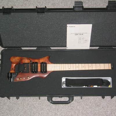 Harrower midi-controller & Alnico II pickups 1995 Natural Wood, Koa, Old Growth Honduras Mahoghany, image 1