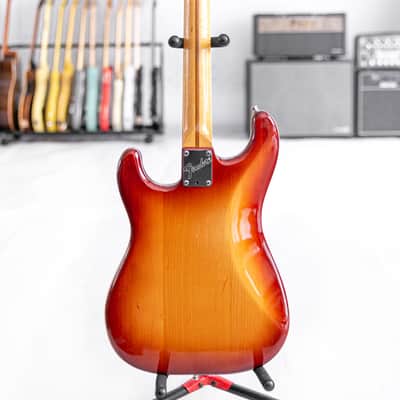 1983 Fender Dan Smith era Stratocaster Hardtail in Sienna Sunburst image 4