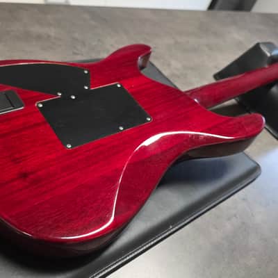 Schecter C-1 Hellraiser FR Floyd Rose AAA Quilt Top HH Super Strat 24 Fret C1 Pro Guitar image 10