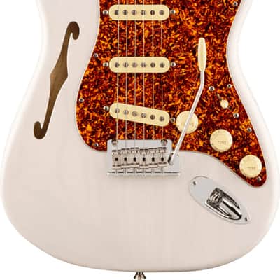 Fender American Professional II Stratocaster Thinline Electric Guitar, Rosewood Fingerboard, White Blonde w/ Deluxe Molded Case image 1