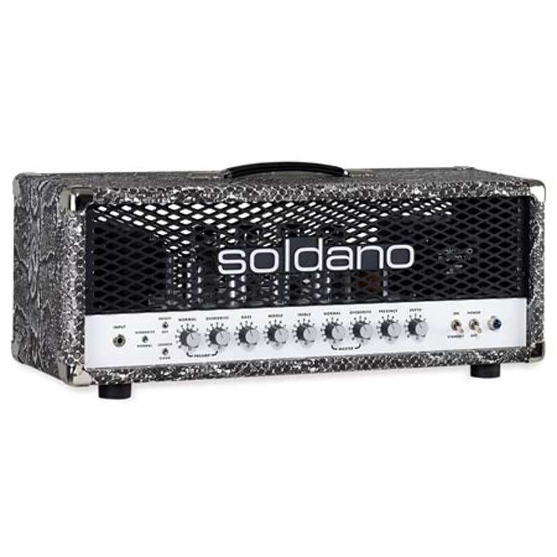 Soldano SLO-100 Super Lead Overdrive Guitar Amp Head Snakeskin image 1