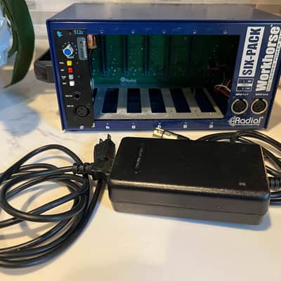 API 512c 500 Series Mic Preamp Module and Radial Lunch Box 2000 - Present Black image 3