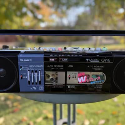 SHARP QT-Y8 Rare Vintage Cassette Deck Boombox TV-Audio Serviced Japan Warranty image 17