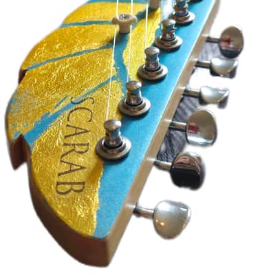 Scarab Guitars DeLorean Time Machine Guitar - Serial #001 - Playable Work of Art Guitars image 3