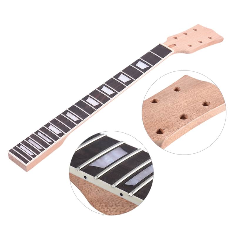 22 Frets Mahogany Neck Rosewood Fretboard Fingerboard for Gibson LP Style Electric Guitar image 1