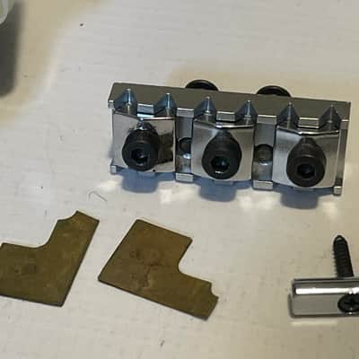 1990's Japan Ibanez S & RG Series Chrome Original Edge Floyd Rose Tremolo Bridge Set image 7