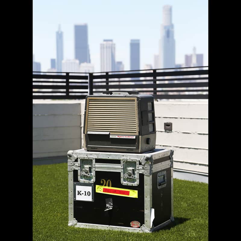 Austen Hooks Projector Amp, Rare- Vintage Filmosound 6V6 Tube Amplifier & Anvil Case, Blake Mills! image 1