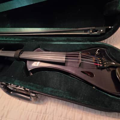 C. Meisel Spitfire E-Fusion 6000E Electric Violin  4/4 + Case Glasser Bow RARE image 7