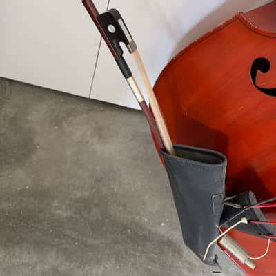 Upright acoustic bass 3/4" scale w/ pickup and French bow. image 8