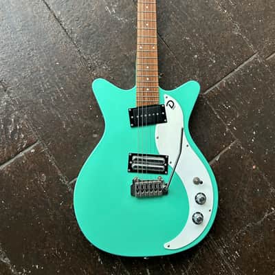Danelectro 59XT with Lipstick Humbucker and Tremolo 2010s - Aqua image 1