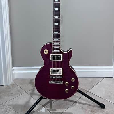 Gibson Les Paul 2002 - Cranberry Red Quilt Top image 7