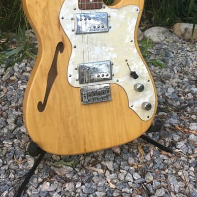 Vintage 1996 Fender Thinline Telecaster Natural Semi Hollow Custom Build NOS Relic Wide Ranges Featherweight 6.1 lb image 2
