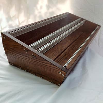 7U / 126hp Eurorack case EVA • Rails + M3 nuts / Dark oak / Unpowered image 4