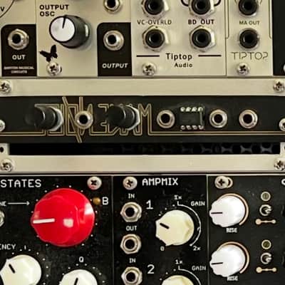 Eurorack 3U to 1U adapter Intellijel size, aluminum PAIR image 2