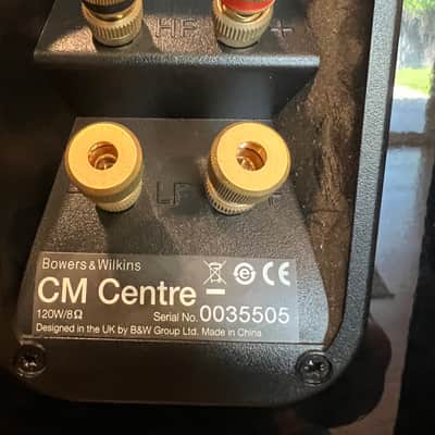 B&W Bowers Wilkins CM5 With Matching Center Speakers, Two Cast Iron Stands. image 11