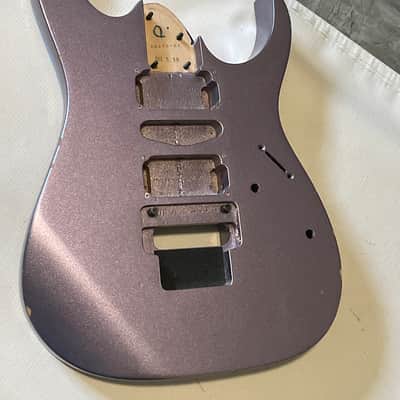 2000 Japan Ibanez RG470 Metallic Purple Basswood Guitar Body Floyd Ready (Finish Chips) image 3