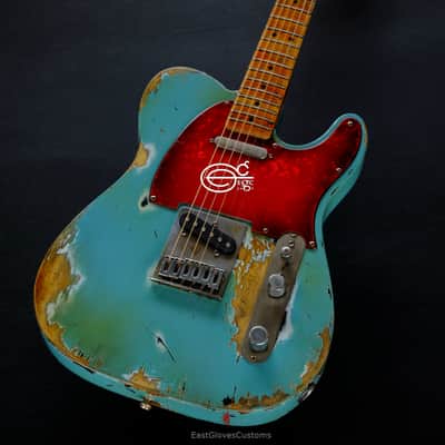 Fender Telecaster Daphne Blue Heavy Aged Heavy Relic image 2