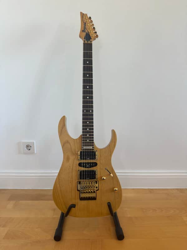 Ibanez RRG6 Custom Made Natural Ash Reverse Headstock Spot Model 1994 FujiGen Japan RG670 image 1