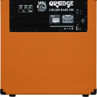 Orange Crush Bass 100 Bass Combo Amplifier, 100W, Orange image 3