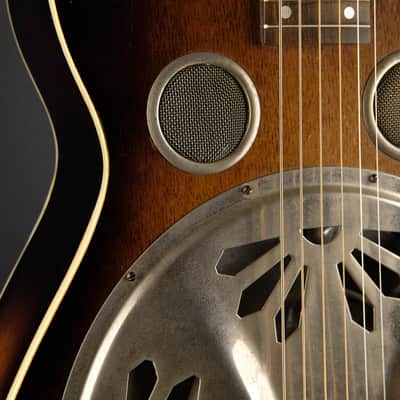 1930s Dobro Model 37 Square Neck Sunburst image 9