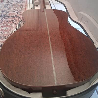 Santa Cruz custom shop Brazilian appointments. war bracing hide glue Adirondack bracing OM Orchestra Model image 12