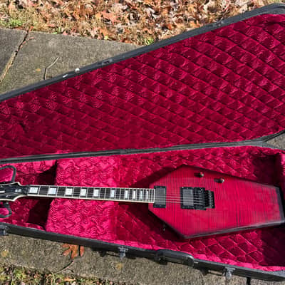 2010 Epiphone Custom Shop Zakk Wylde Signature Graveyard Disciple W/HSC Transparent Red Limited Edition BLS image 1