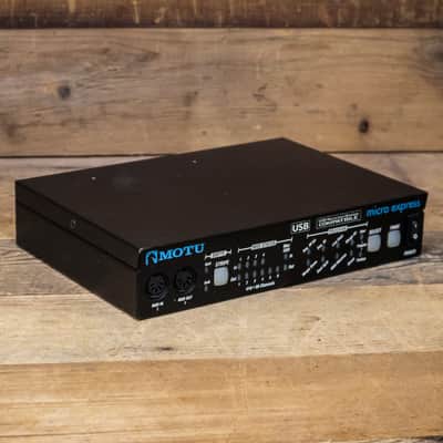 MOTU micro express 4x6 USB Bus-Powered MIDI Interface with SMPTE U282623 image 2