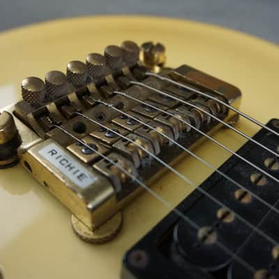Aria Pro II PE-R80 Richie Kotzen Signature Made in Japan Electric Guitar Ivory White image 13
