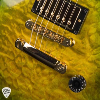 Gibson Custom Shop PSL Les Paul Ultima 5A "Tree of Life" Iguana Burst #CS600155 image 13