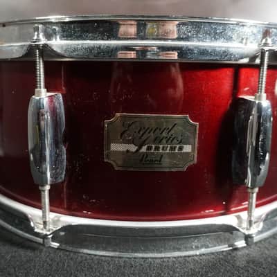 Pearl Export Series 14x5.5 Snare Drum – Red Wine Wrap – 8 Lug – ISS Era – Taiwan image 1