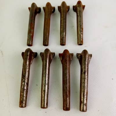 Leedy 10-24 NOS Threaded Tension-Rod Snare/Bass Drum Claw Wood Hoop Nickel-Steel image 4