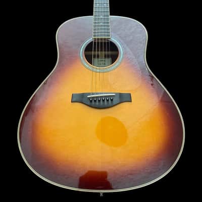 Yamaha Transacoustic LL-TA BS Westerngitarre 2016 –  2022 - Brown Sunburst image 2