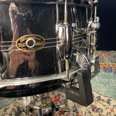 Slingerland - 1960s 6.5x14" Chrome over Brass Radio King – No. 142,  Niles Badge image 6