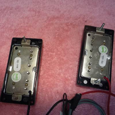 Hagstrom HJ50 Humbucker Pickups + Complete Wiring Harness Hollowbody image 2