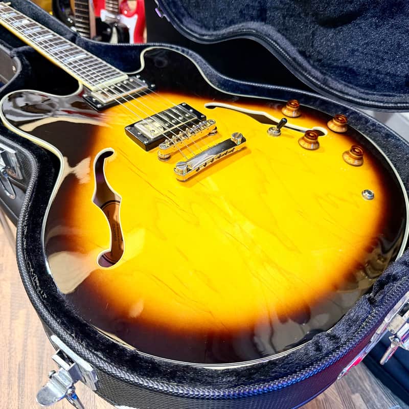 2008 – 2015 Epiphone Sheraton II Vintage Sunburst