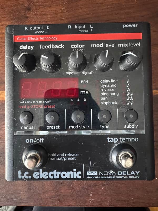 TC Electronic ND-1 Nova Delay