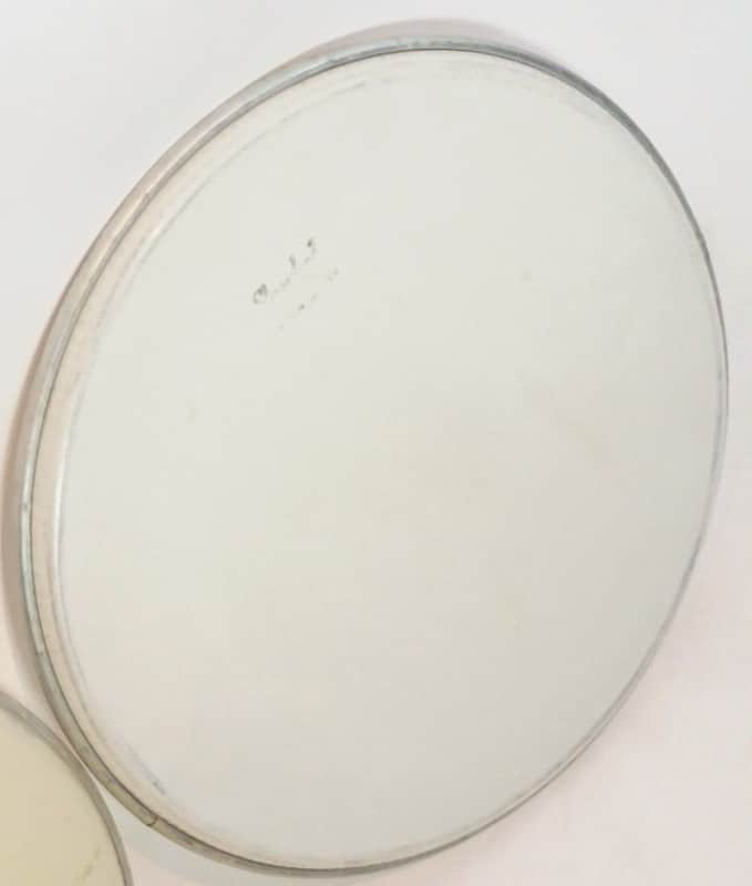 Slingerland 13"Sound King Drum Head Batter/Resonant White Parade USA Vintage 60s image 1