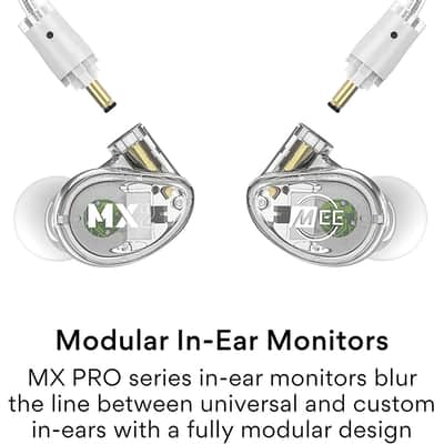 MEE MX2 PRO Noise-Isolating Modular Musician’s in-Ear Monitors - EP-MX2PRO-CL image 3