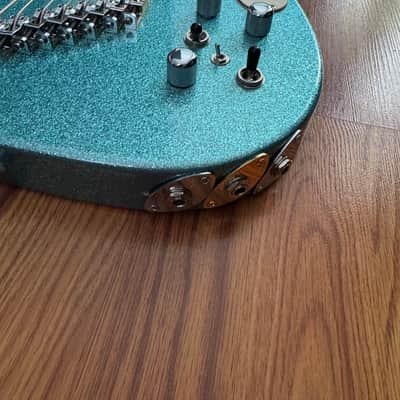 Hybrid Guitars Co 8 String Tele 2024 - Pellham Blue Sparkle image 3