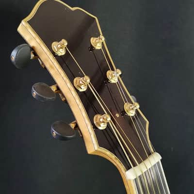 Yunzhi Archtop Jazz Guitar 2021 Natural Golden image 5